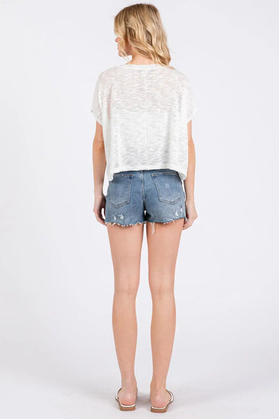 Tiffani Boxy Top