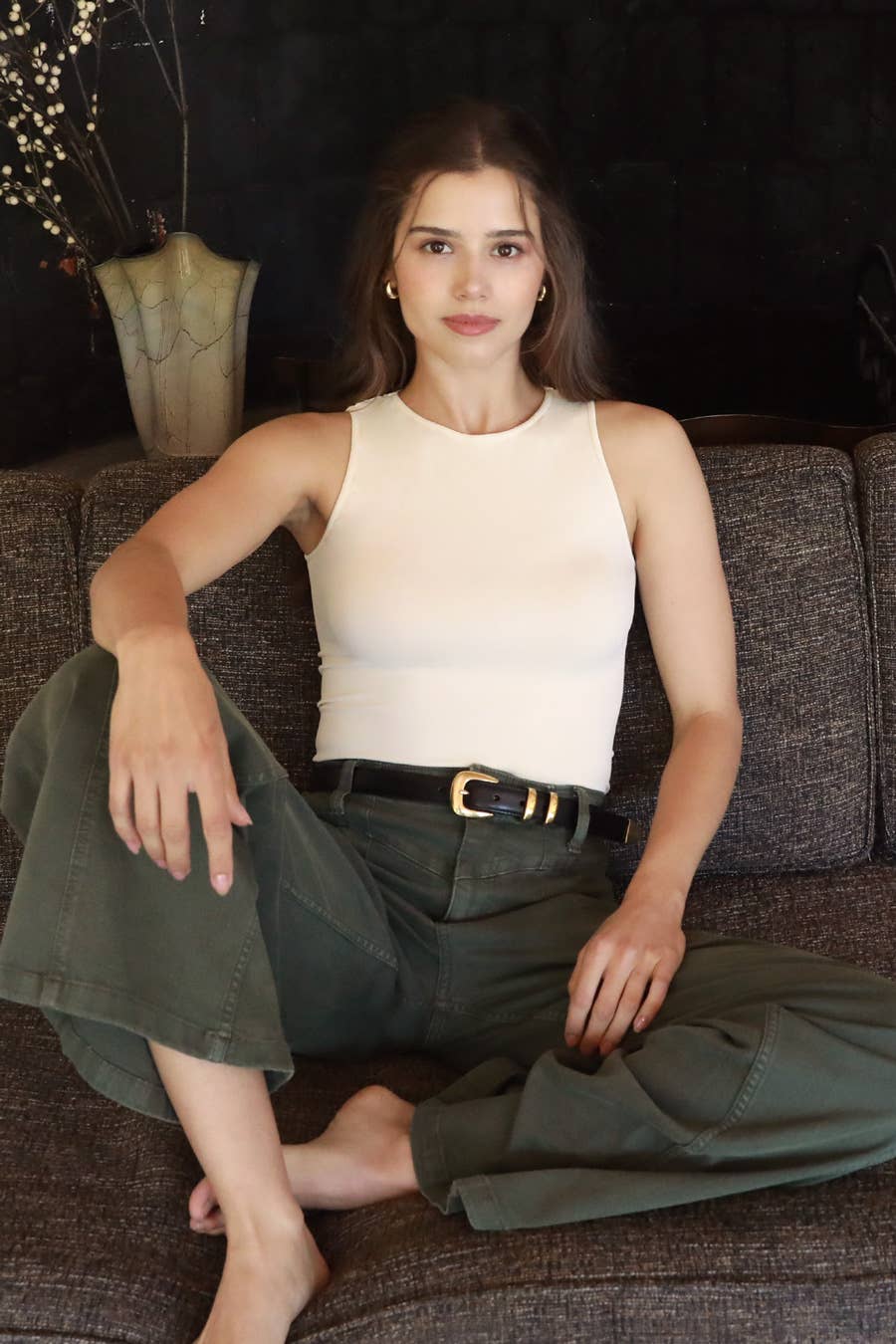 Elizabeth High Neck Tank