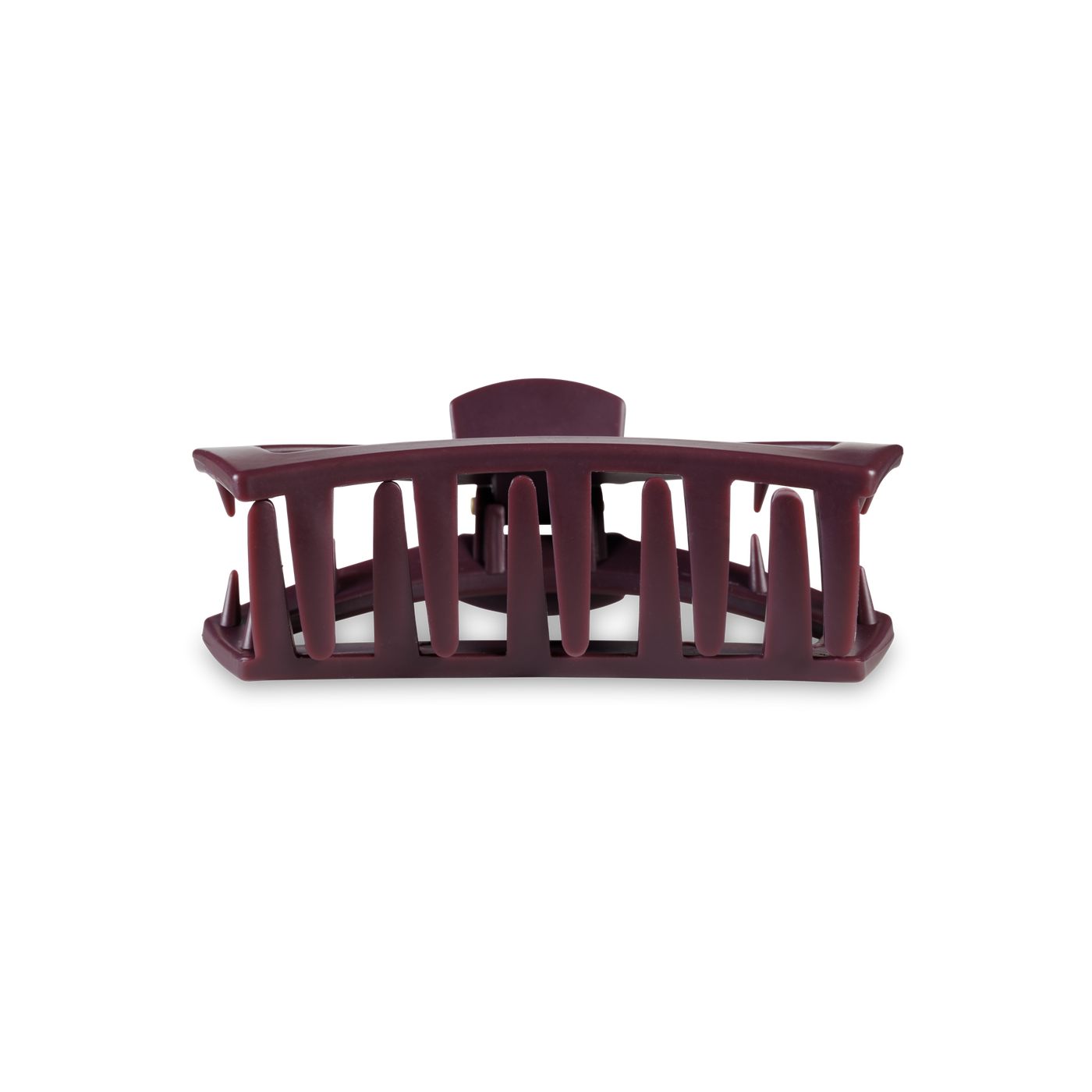 TELETIES - Open Hair Clip | Tiny | Burgundy Bliss