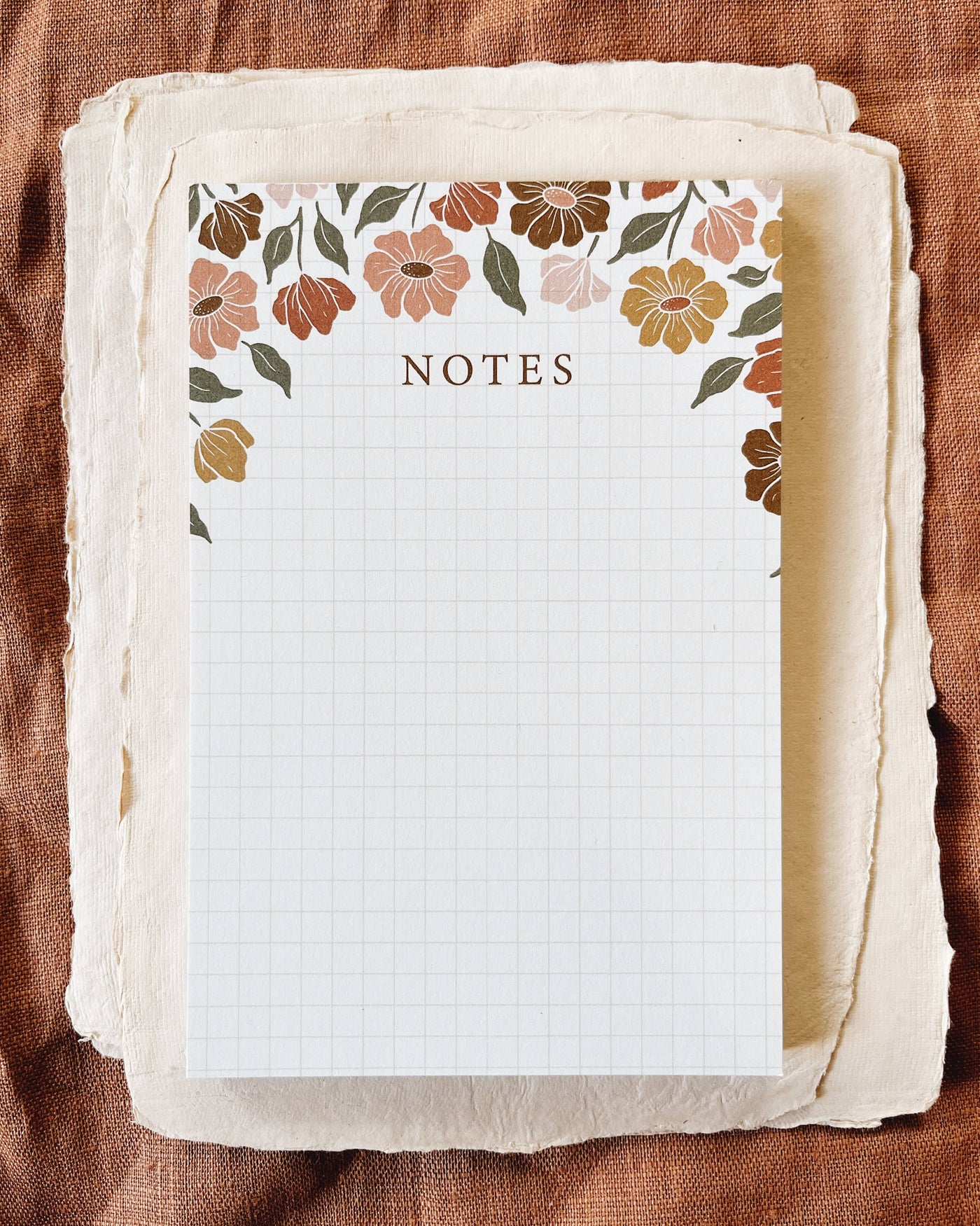 Flora West Design -  Floral Notepad