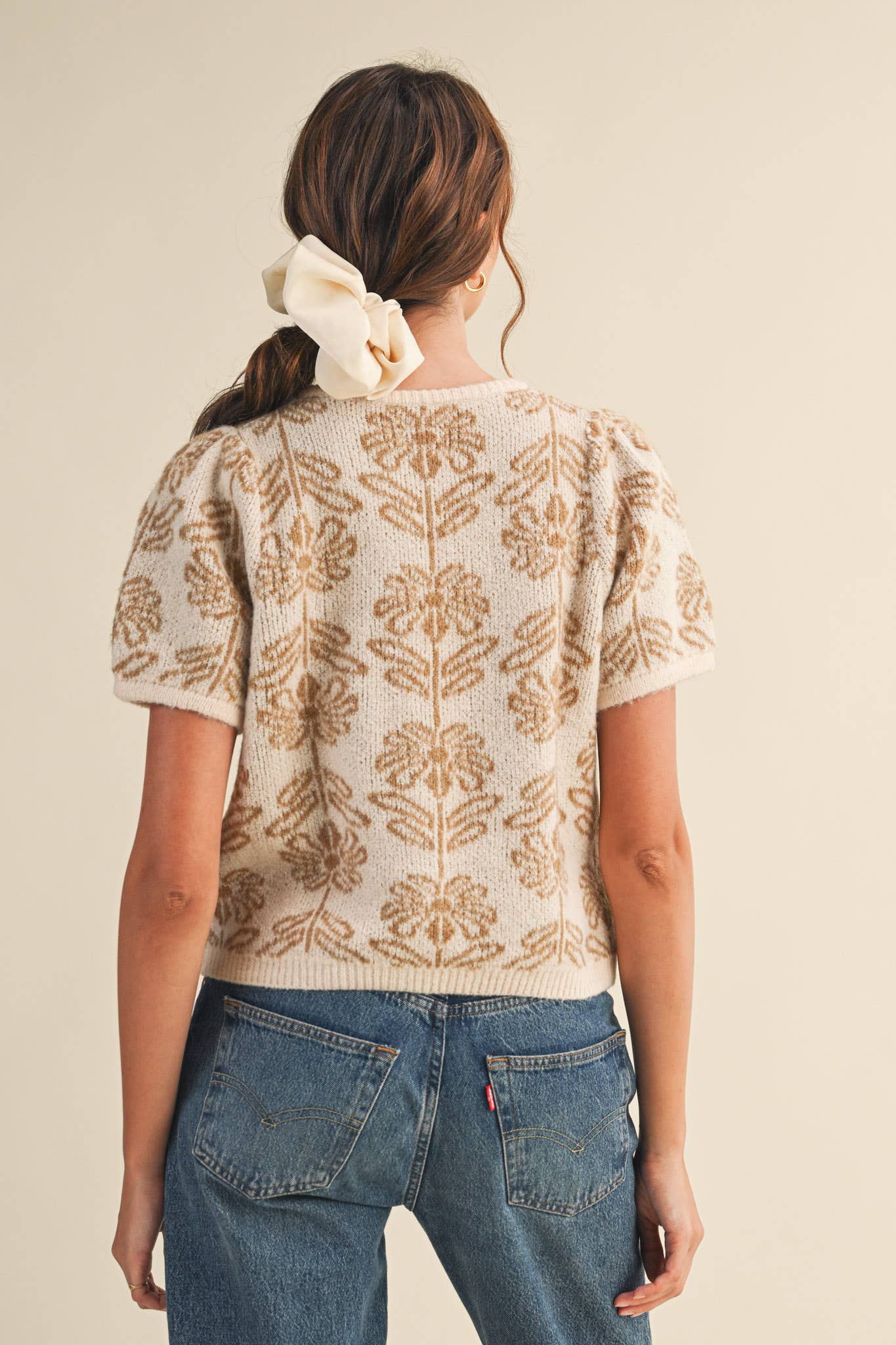 Florence Puff-Sleeve Cardigan