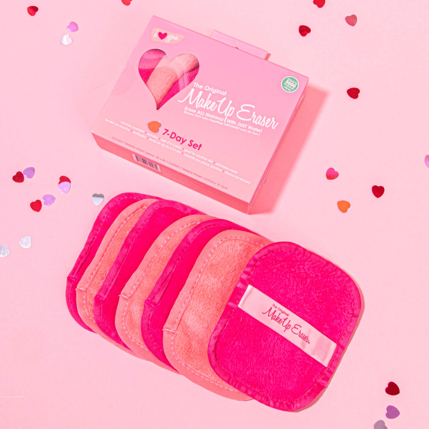 MakeUp Eraser - 'I Heart You 7-Day Set | Valentine's Day Gift Set