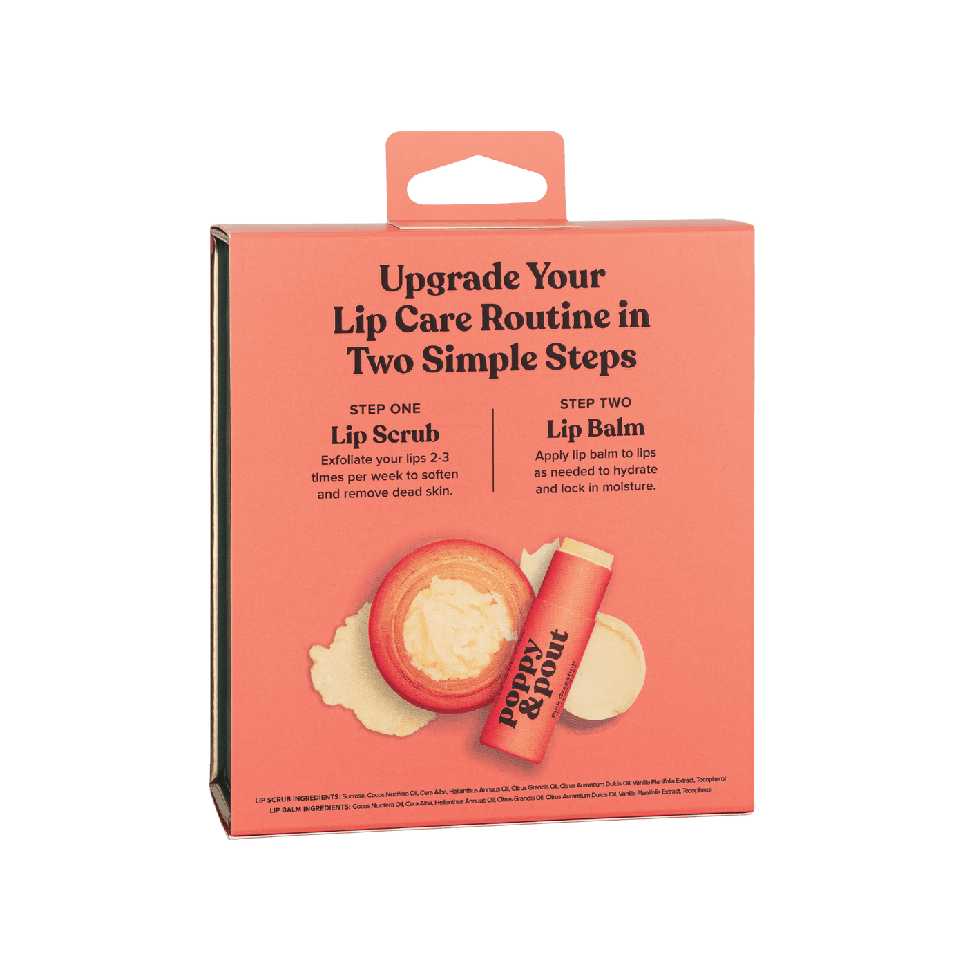 Poppy & Pout - Lip Care Duo, Pink Grapefruit