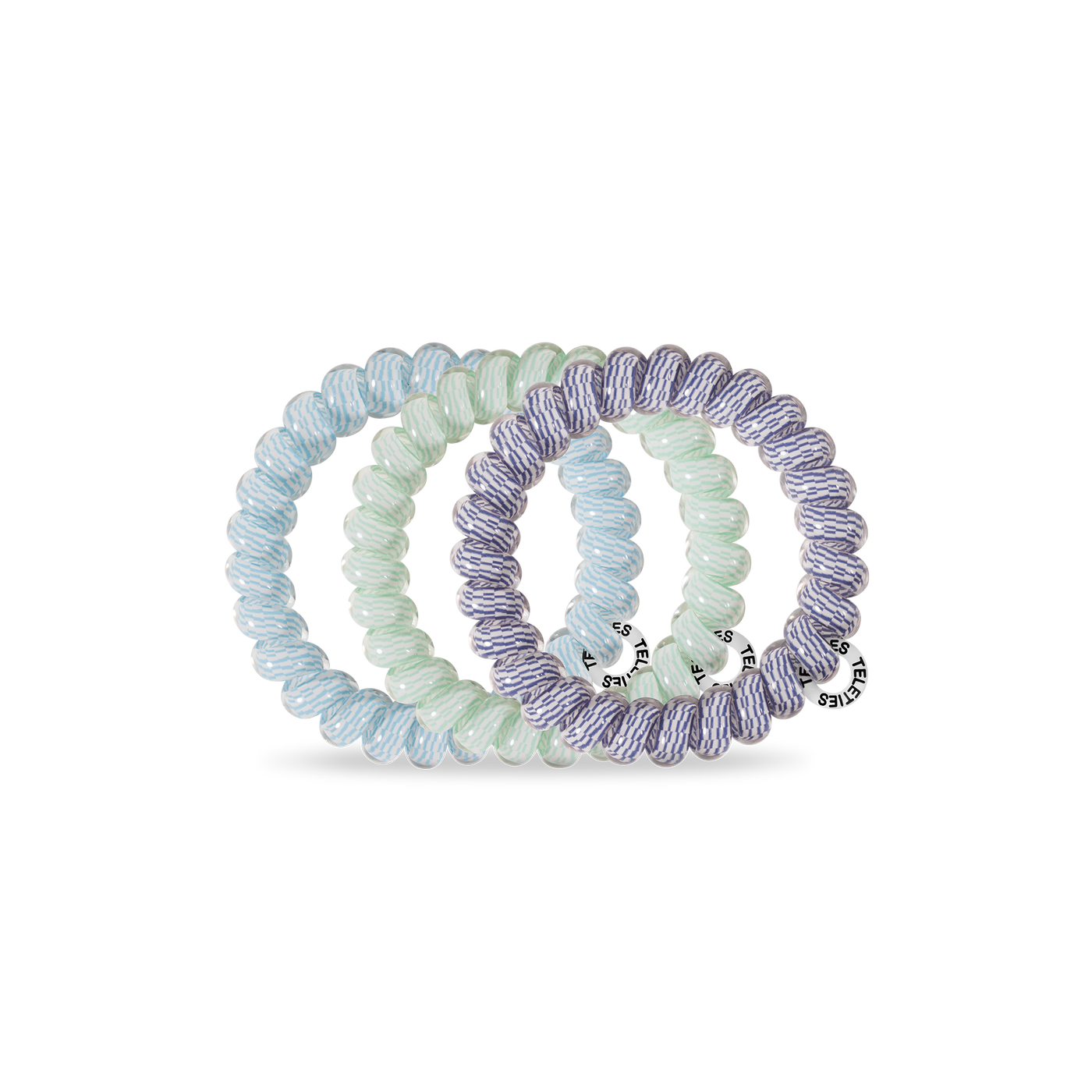 TELETIES - Spiral Hair Coil | Large | Totally Turquoise