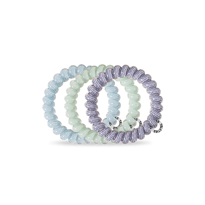 TELETIES - Spiral Hair Coil | Large | Totally Turquoise