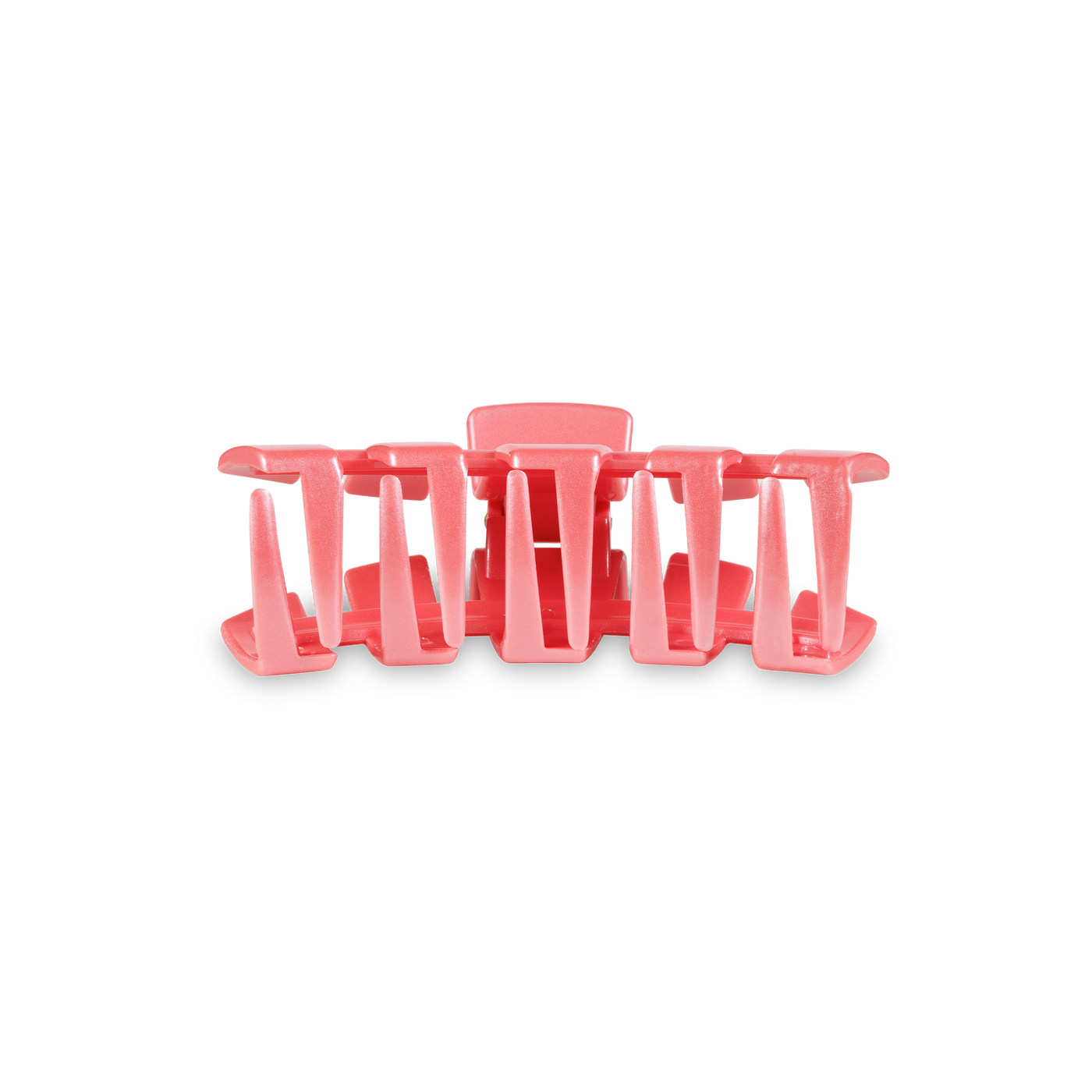 TELETIES - Classic Hair Clip | Tiny | Calming Coral