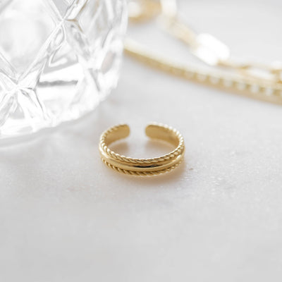 Sami Jewels - Camila Toe Ring: Gold