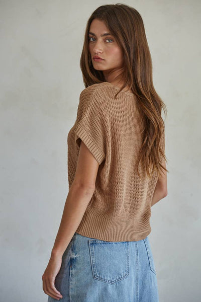 Millie Open Knit Top