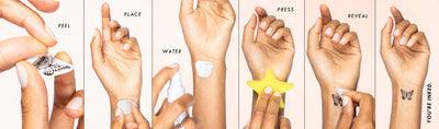 INKED by Dani - Game Day Touchdown Temporary Tattoo Pack