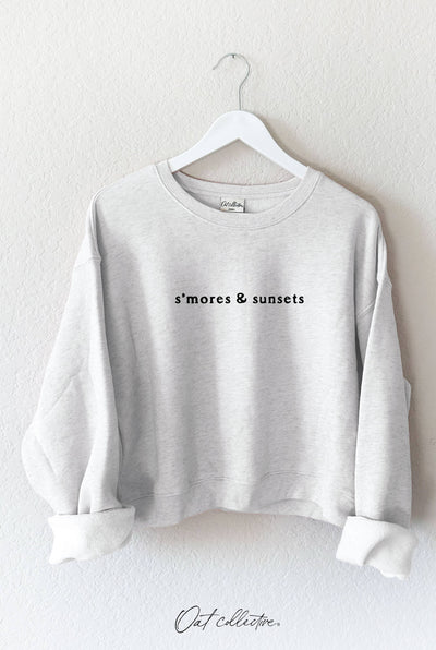 OAT COLLECTIVE - S'MORES AND SUNSETS Mid Graphic Sweatshirt