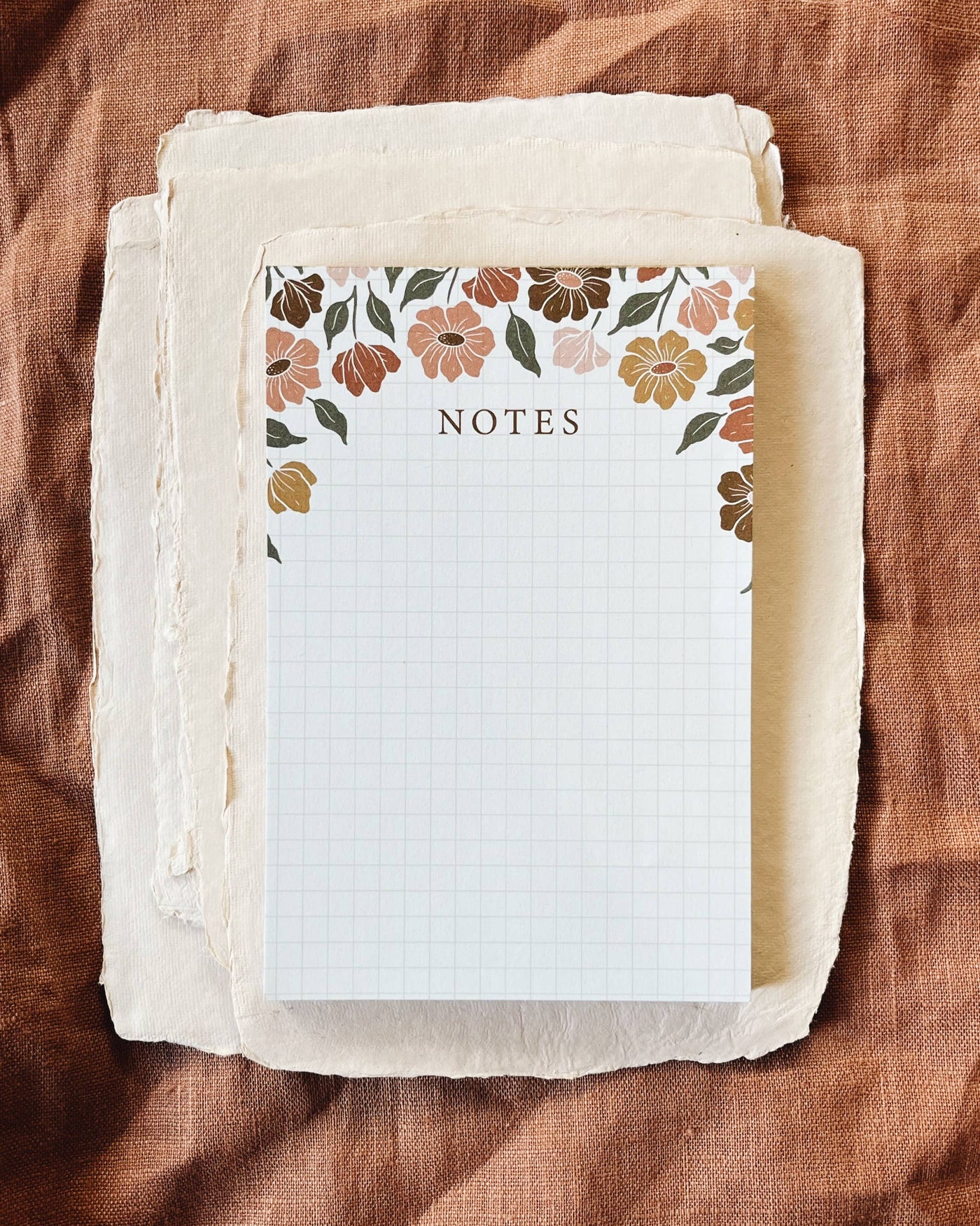Flora West Design -  Floral Notepad