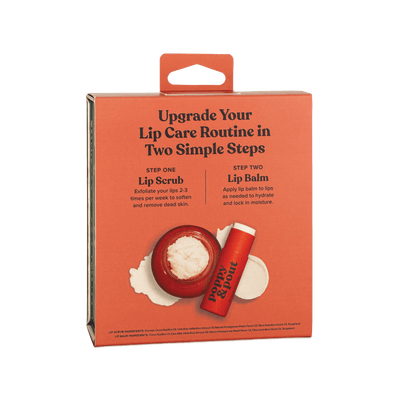 Poppy & Pout - Lip Care Duo, Pomegranate Peach