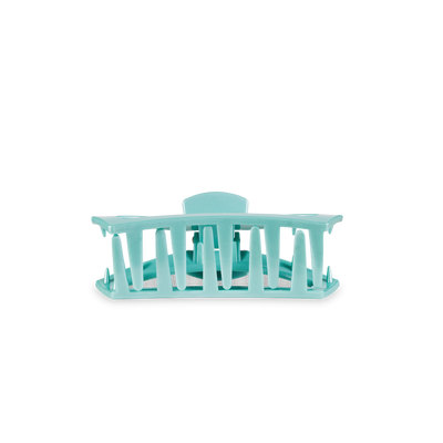 TELETIES - Open Hair Clip | Tiny | Totally Turquoise