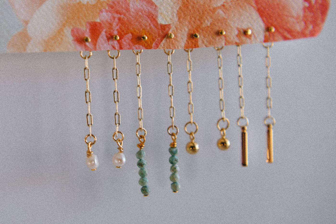 Cecelia Designs Jewelry -  Cosmic Glow Moon & Star Pendant Front and Back Drop Earring