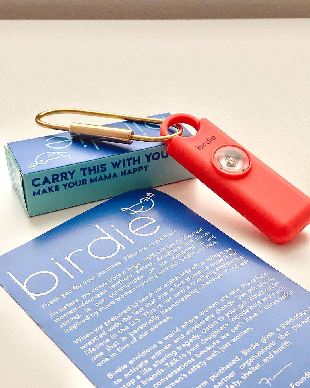 She's Birdie - She's Birdie Personal Safety Alarm: Single / Charcoal