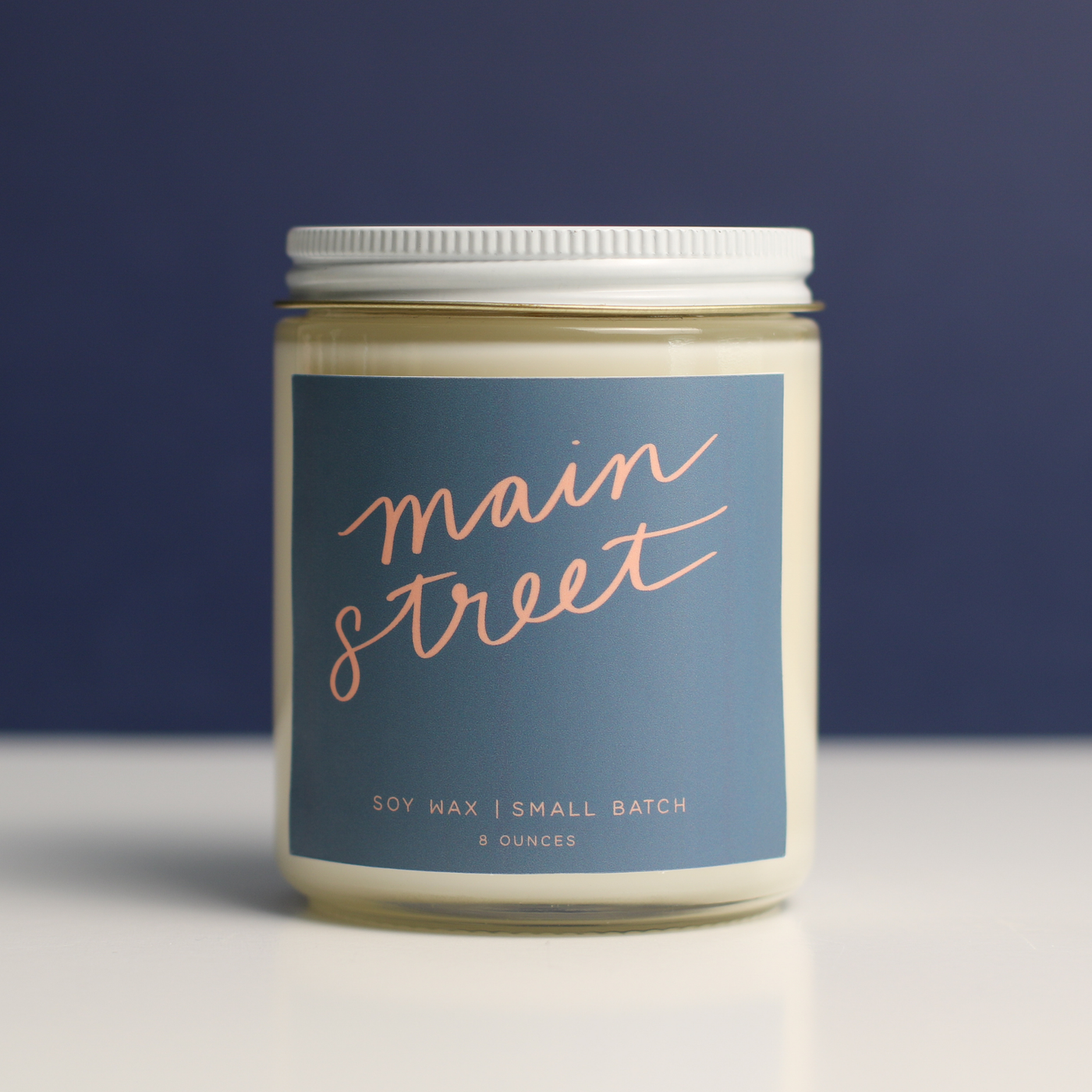 Poured Goods - Main Street: 8 oz Soy Wax - Small Batch Candles