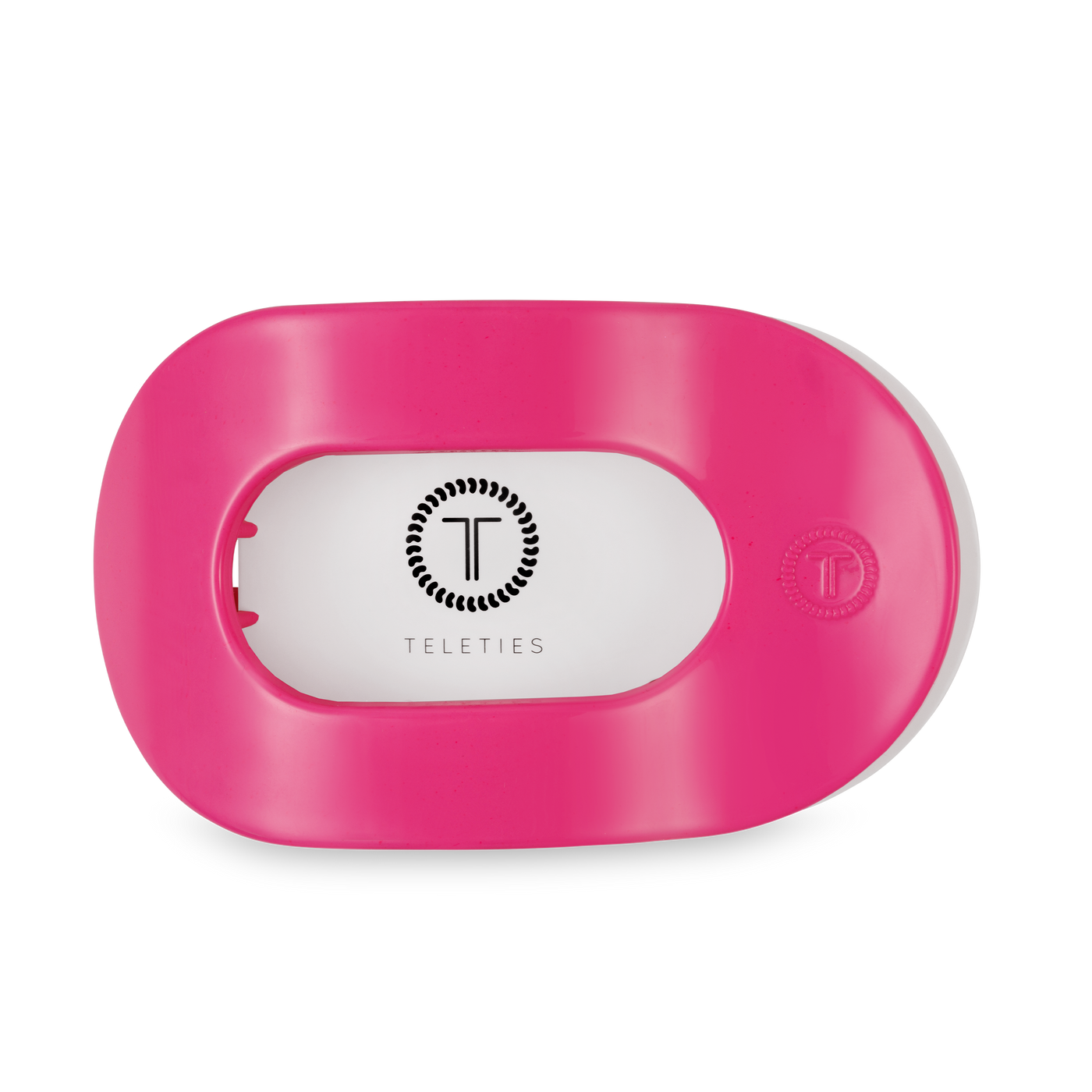 TELETIES - Flat Round Hair Clip | Large | Tropical Punch