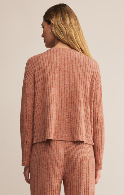 Z Supply - Z Lounge : Mara Cardigan in Autumn Spice