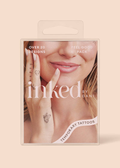 INKED by Dani - Feel Good Temporary Tattoo Pack