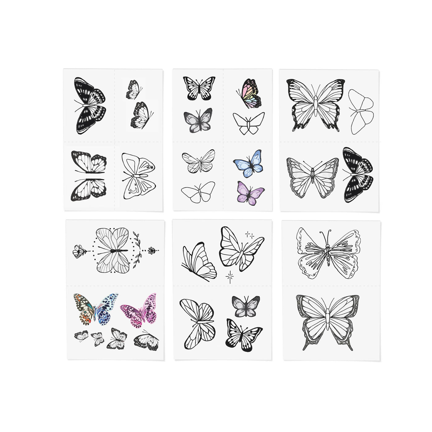 INKED by Dani - Butterfly Dreams Temporary Tattoo Pack