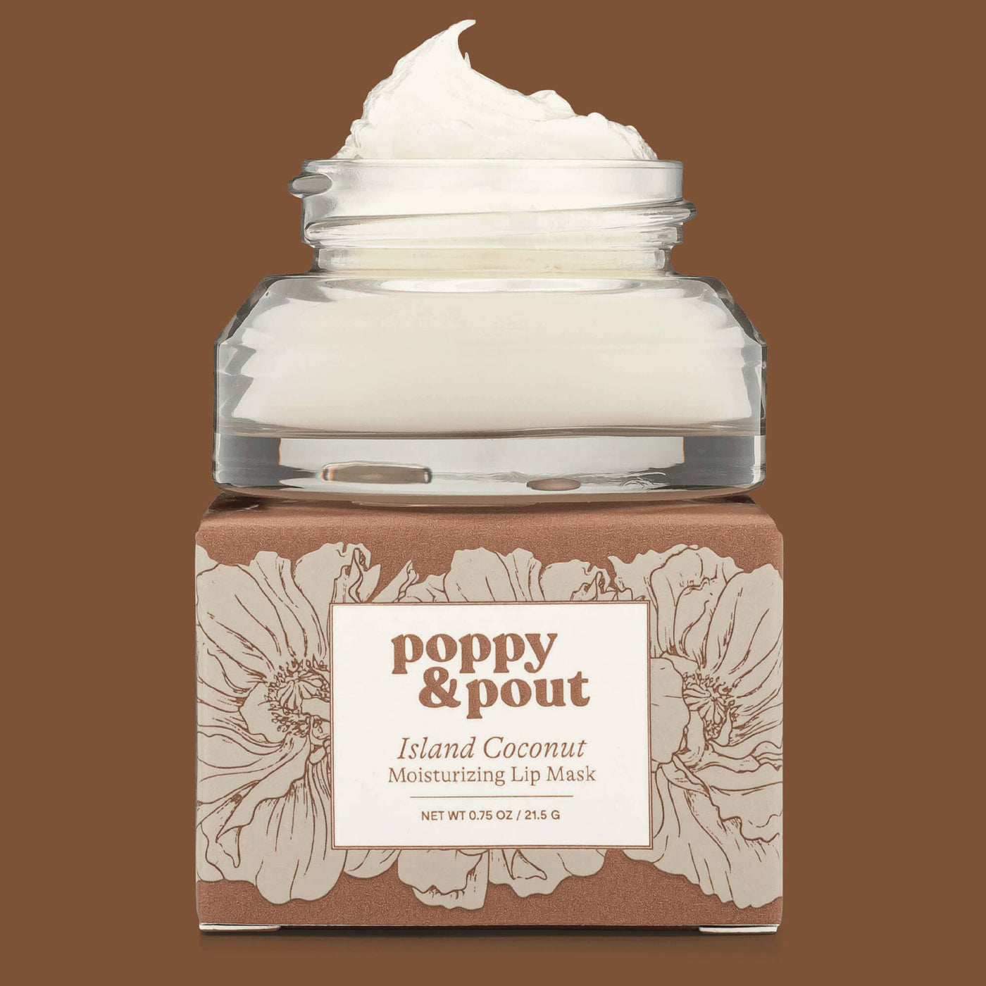 Poppy & Pout - Lip Mask, Original, Island Coconut