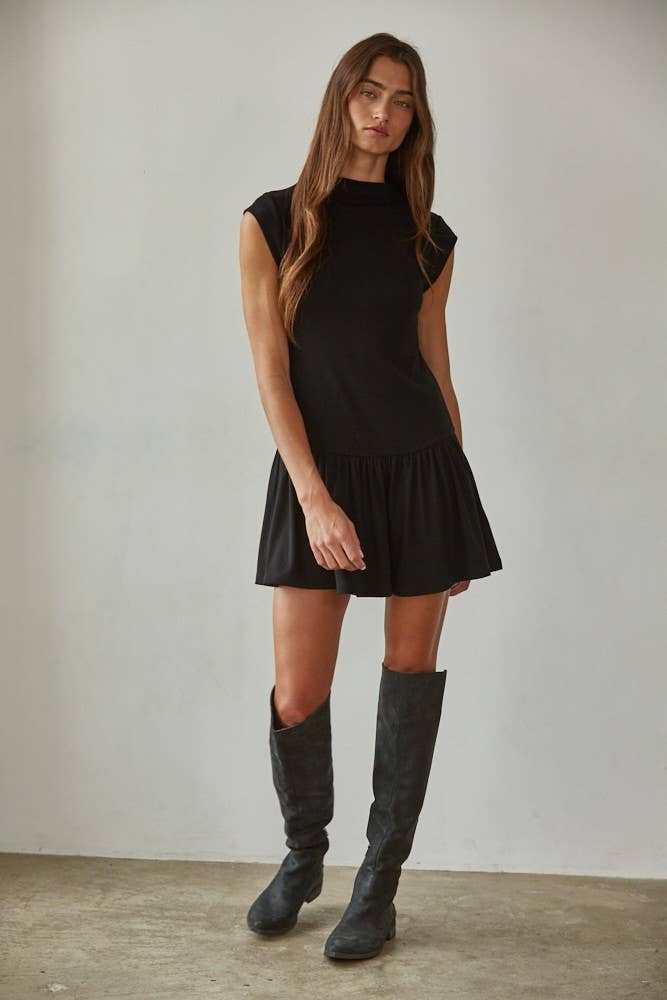 Eloise Black Mini Dress