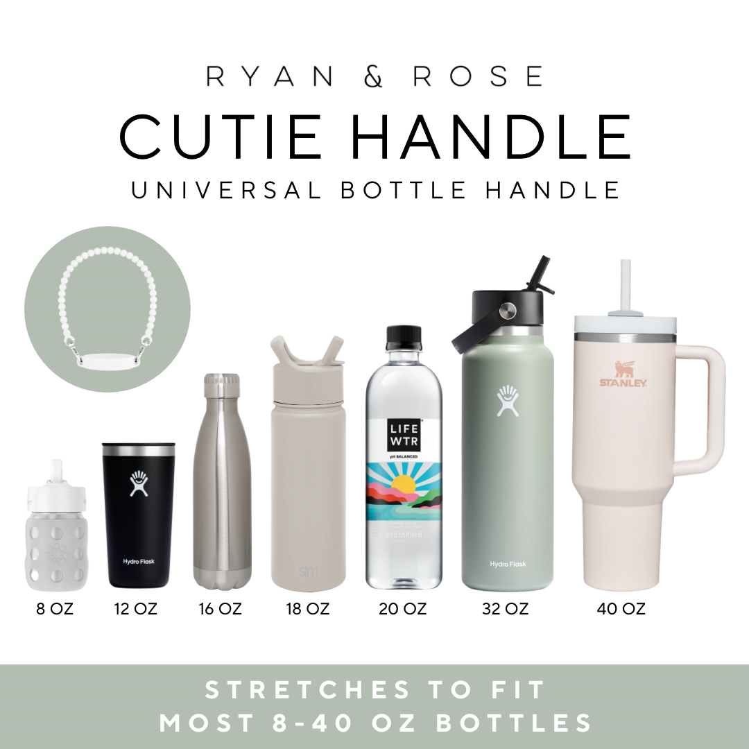 Ryan & Rose - Cutie Handle (bottle carrier): Seafoam (Flat)