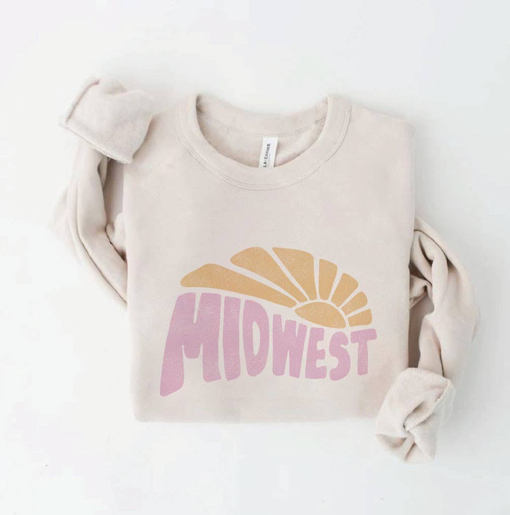 Groovy MIDWEST  Graphic Sweatshirt