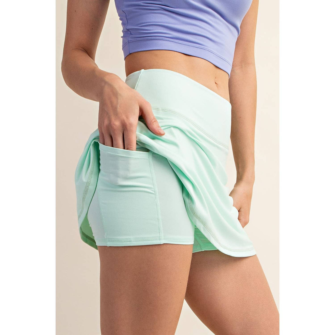 Rae Mode - BUTTER SKORT: Blue Hyacinth / M