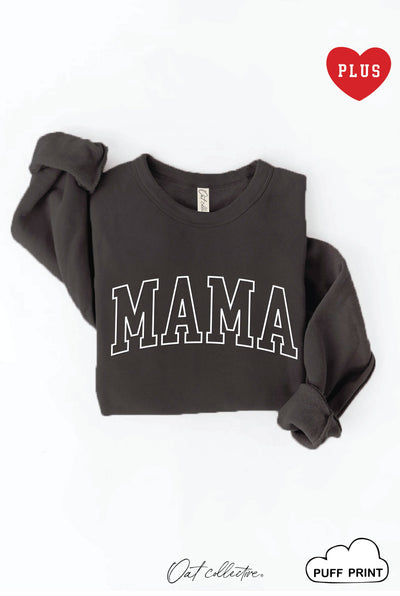 OAT COLLECTIVE - MAMA PUFF  Plus Graphic Sweatshirt