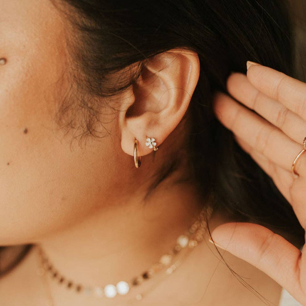Mauve Jewelry Co. - Flower Mini Hoops