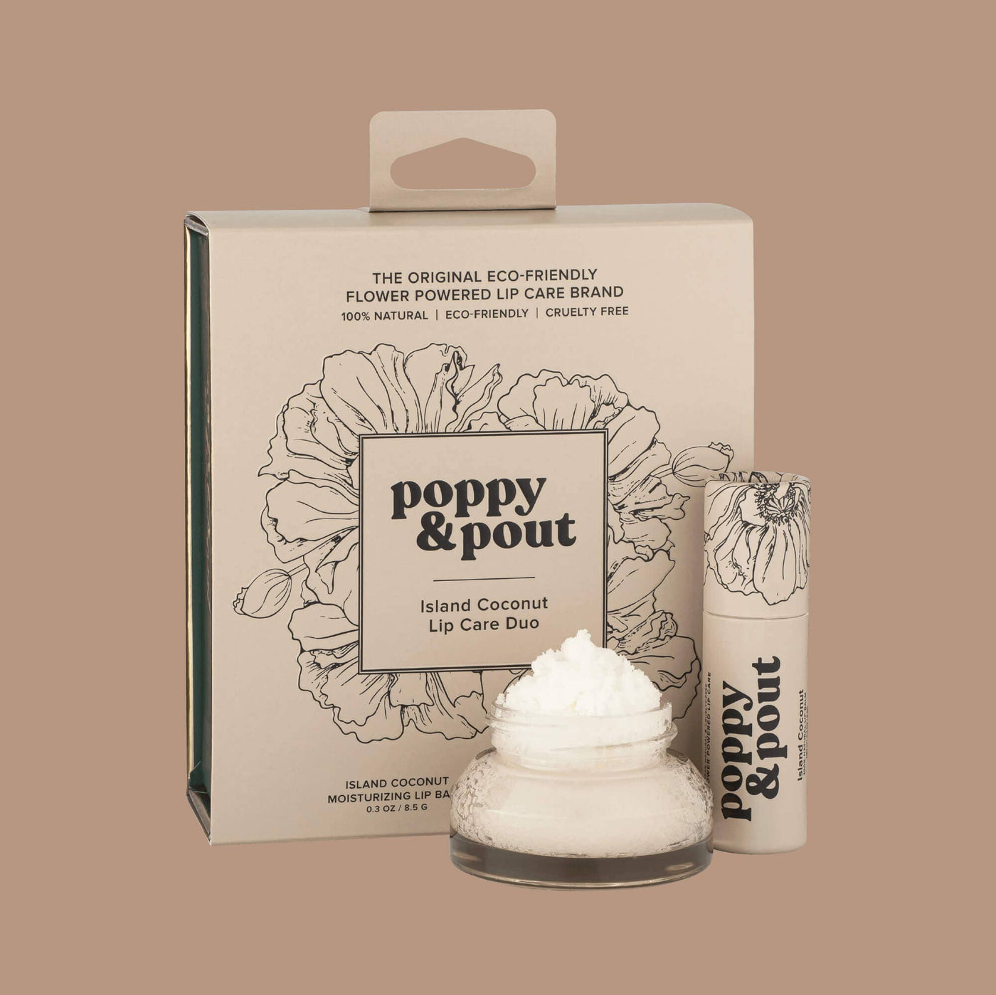Poppy & Pout - Lip Care Duo, Island Coconut