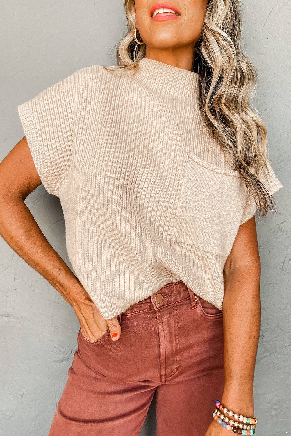 Jayna Short Sleeve Sweater