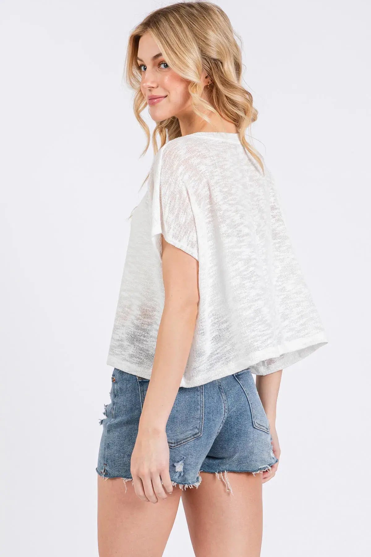 Tiffani Boxy Top
