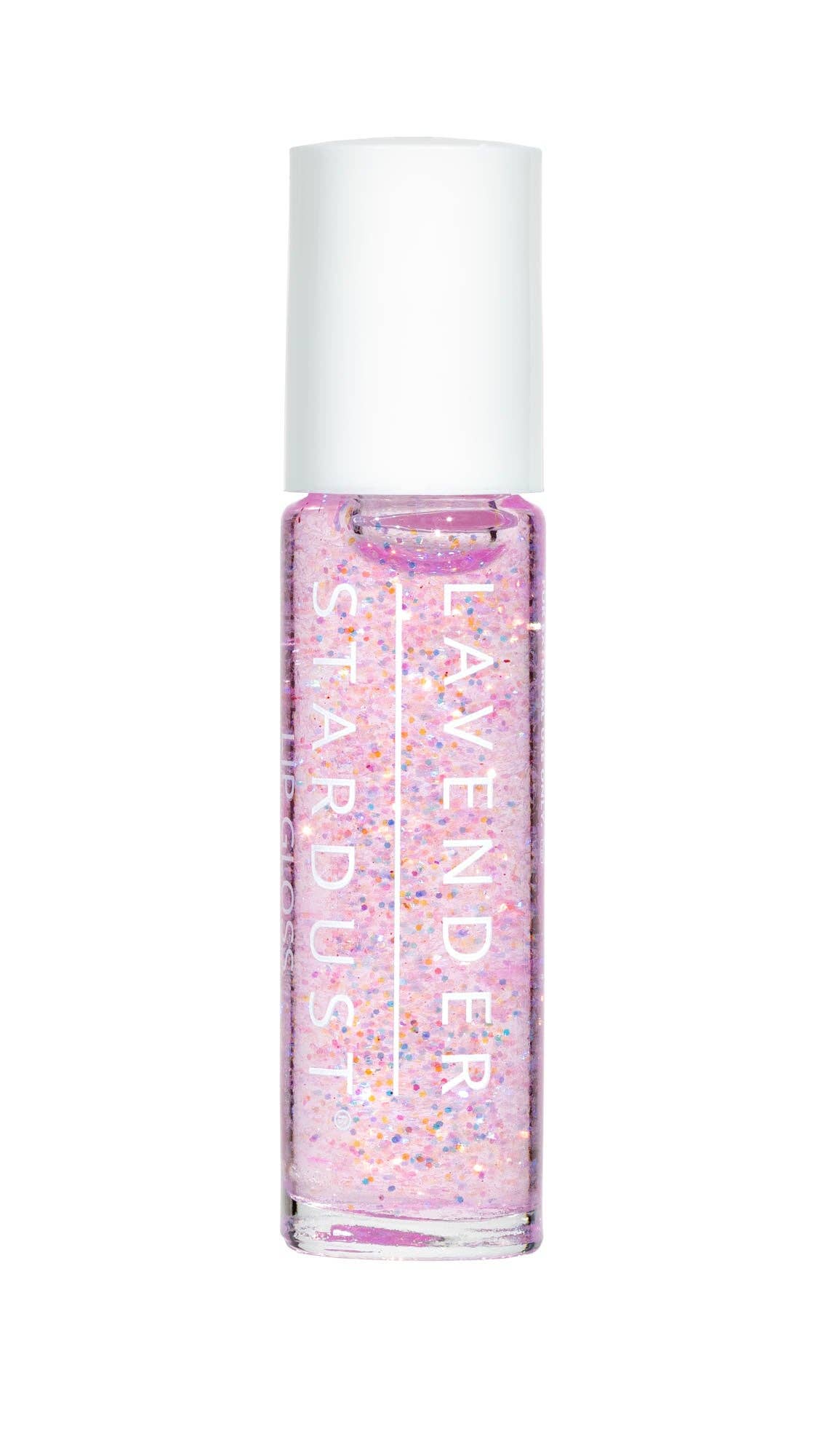 Lavender Stardust - Kissing Glitter Lip Gloss : ROSE HOT PINK