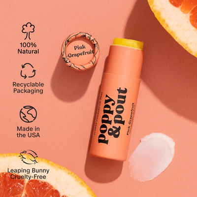 Poppy & Pout - Lip Care Duo, Pink Grapefruit