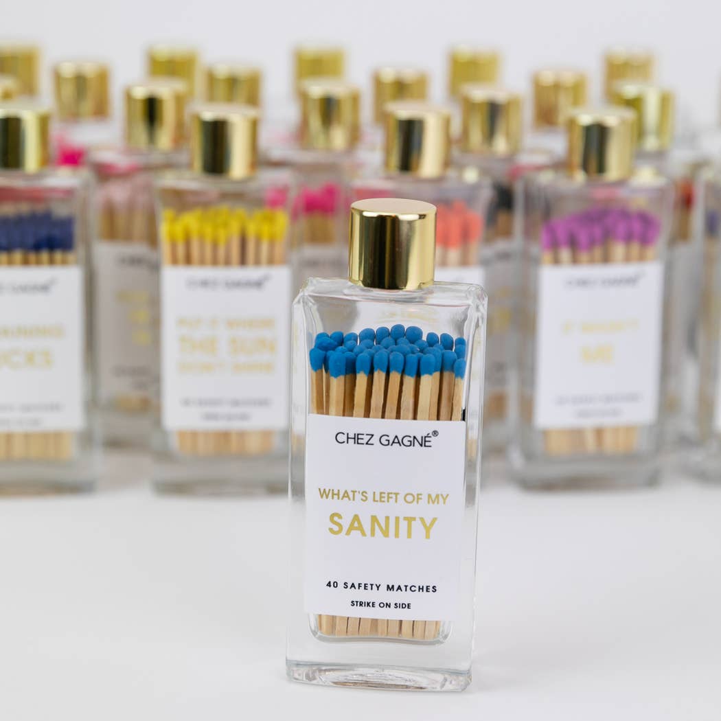 Left of My Sanity Matches - Blue