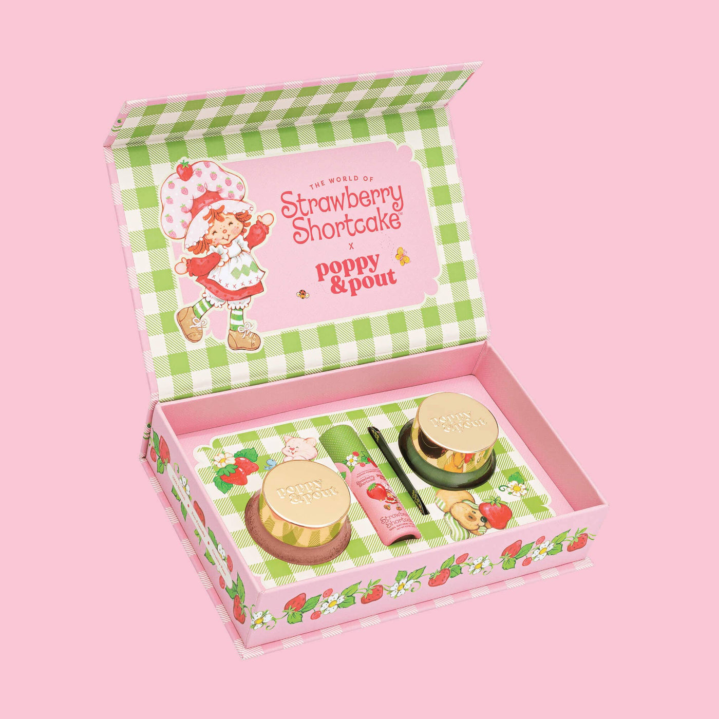 Poppy & Pout - Limited Edition, Lip Care Trio, Strawberry Shortcake