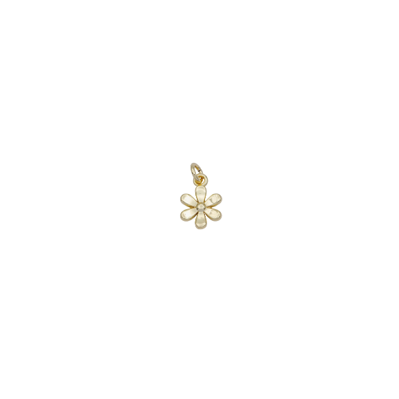 Mini Gold Daisy Charm