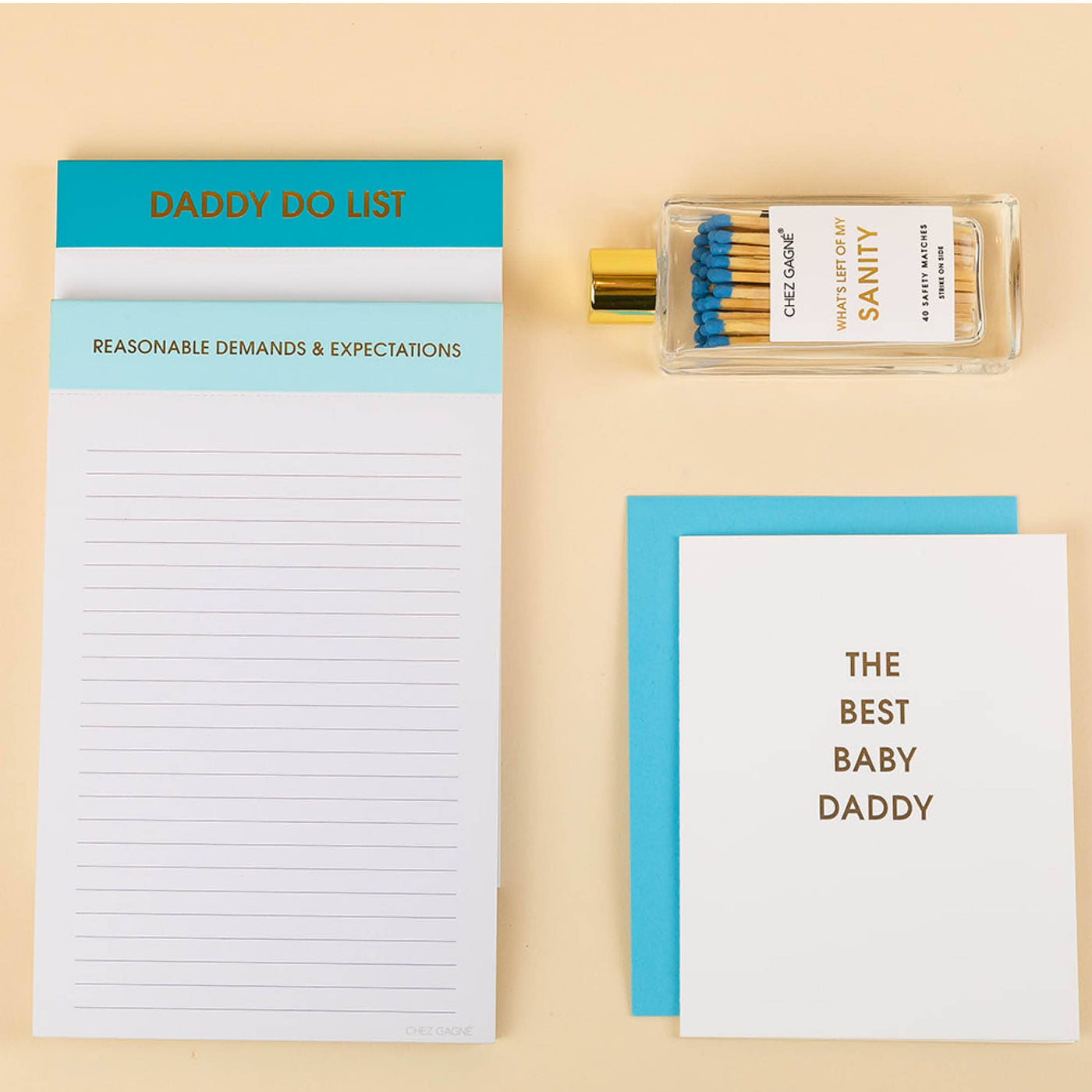 Card - Best Baby Daddy - Father's Day Letterpress