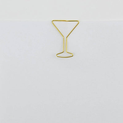 Martini Glass Paper Clip Pack (25pcs)