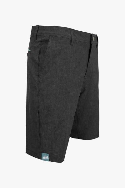 Belong Designs - Men's 10" Rocky Mountain Board Shorts: Tundra Green / Has Drawstring / S (30 Waist)