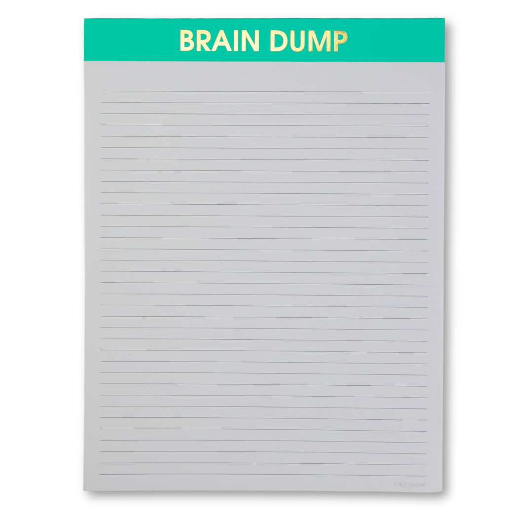 Brain Dump - Large Lined Notepad