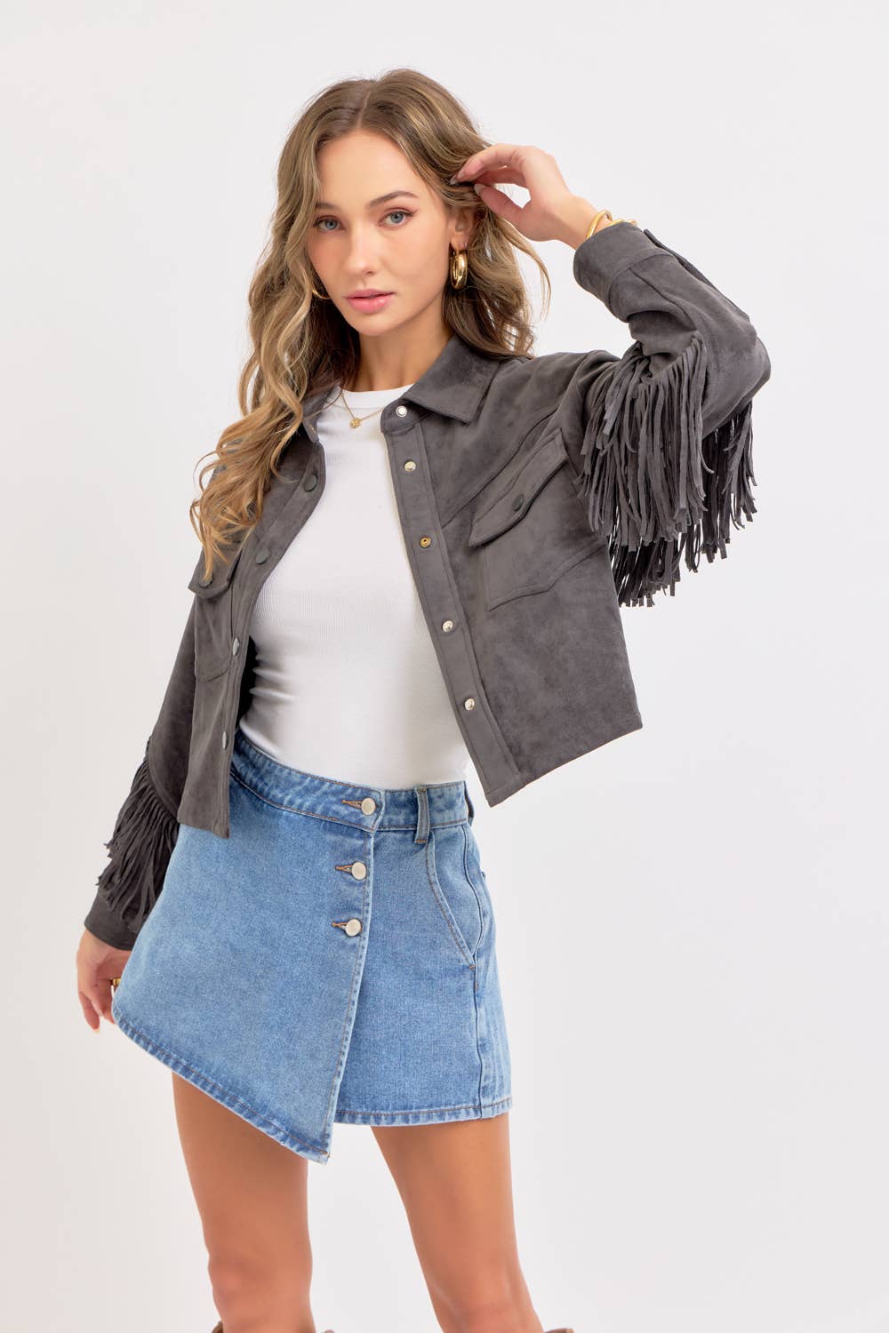 Lasley Denim Skort