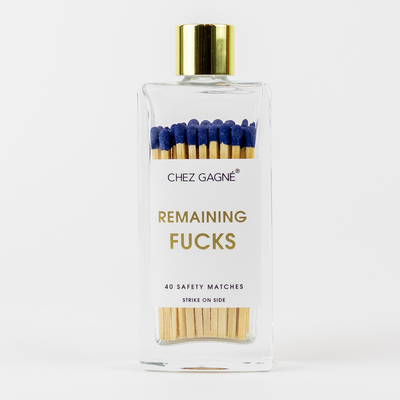 Remaining Fucks Matches - Dark Blue