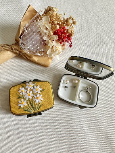 Mini Jewelry Box with Mirror