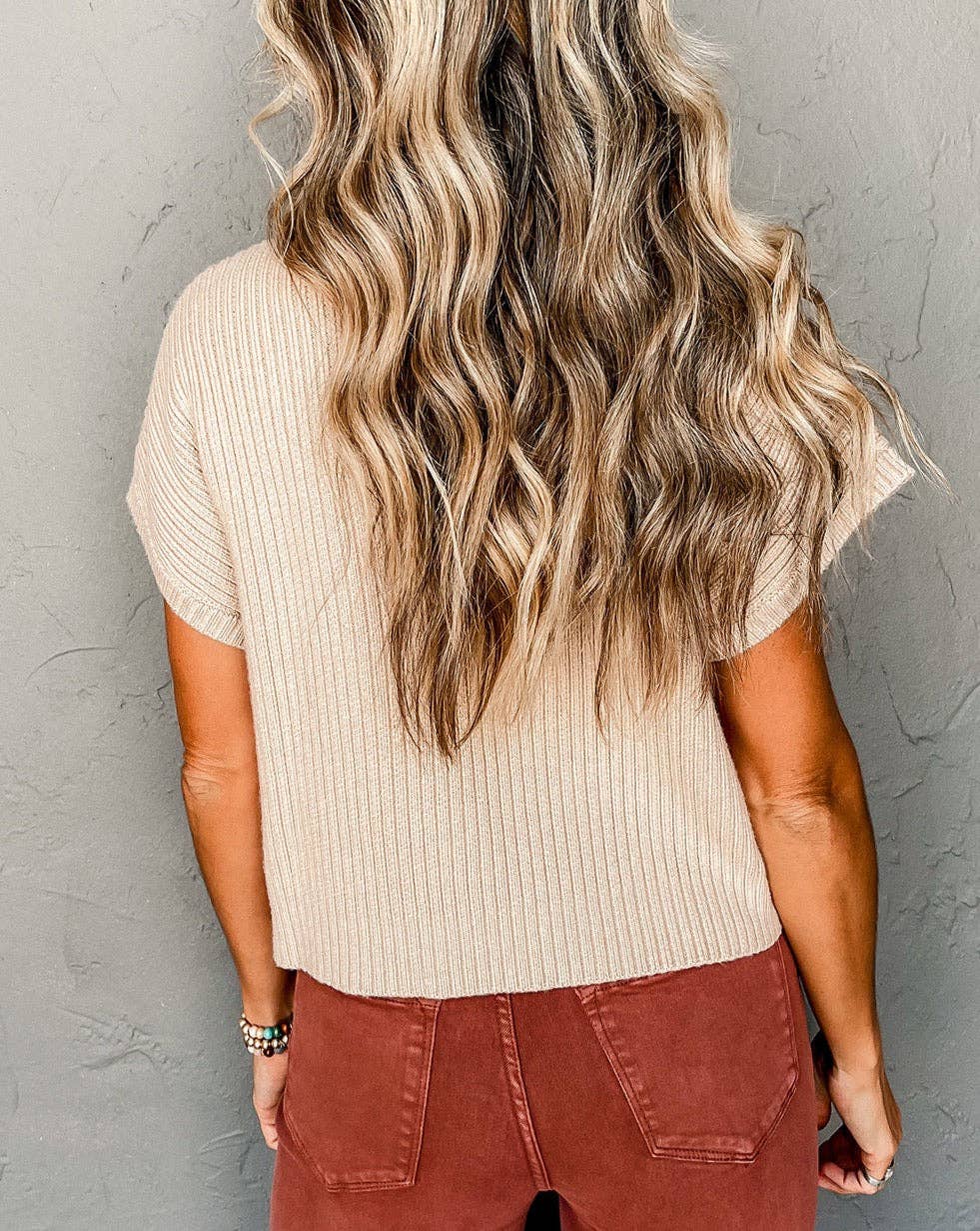 Jayna Short Sleeve Sweater