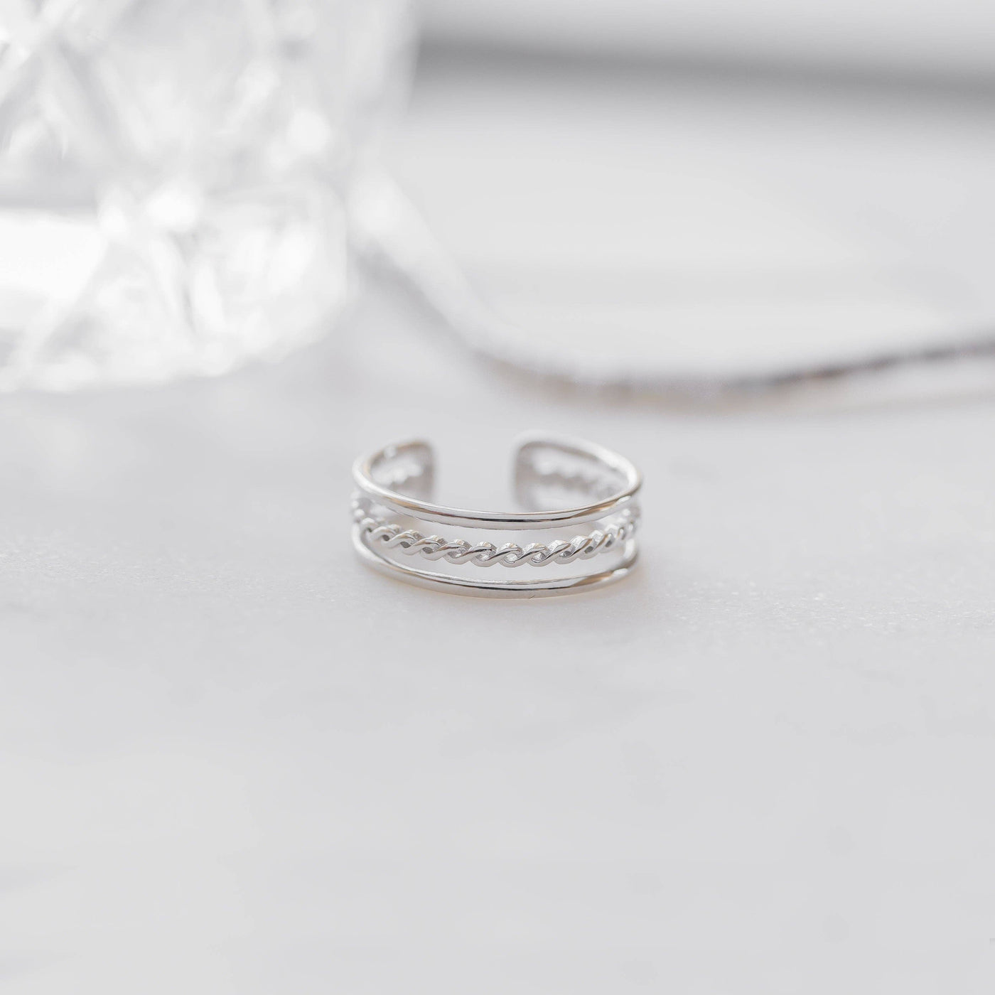 Sami Jewels - Darcy Toe Ring: Silver