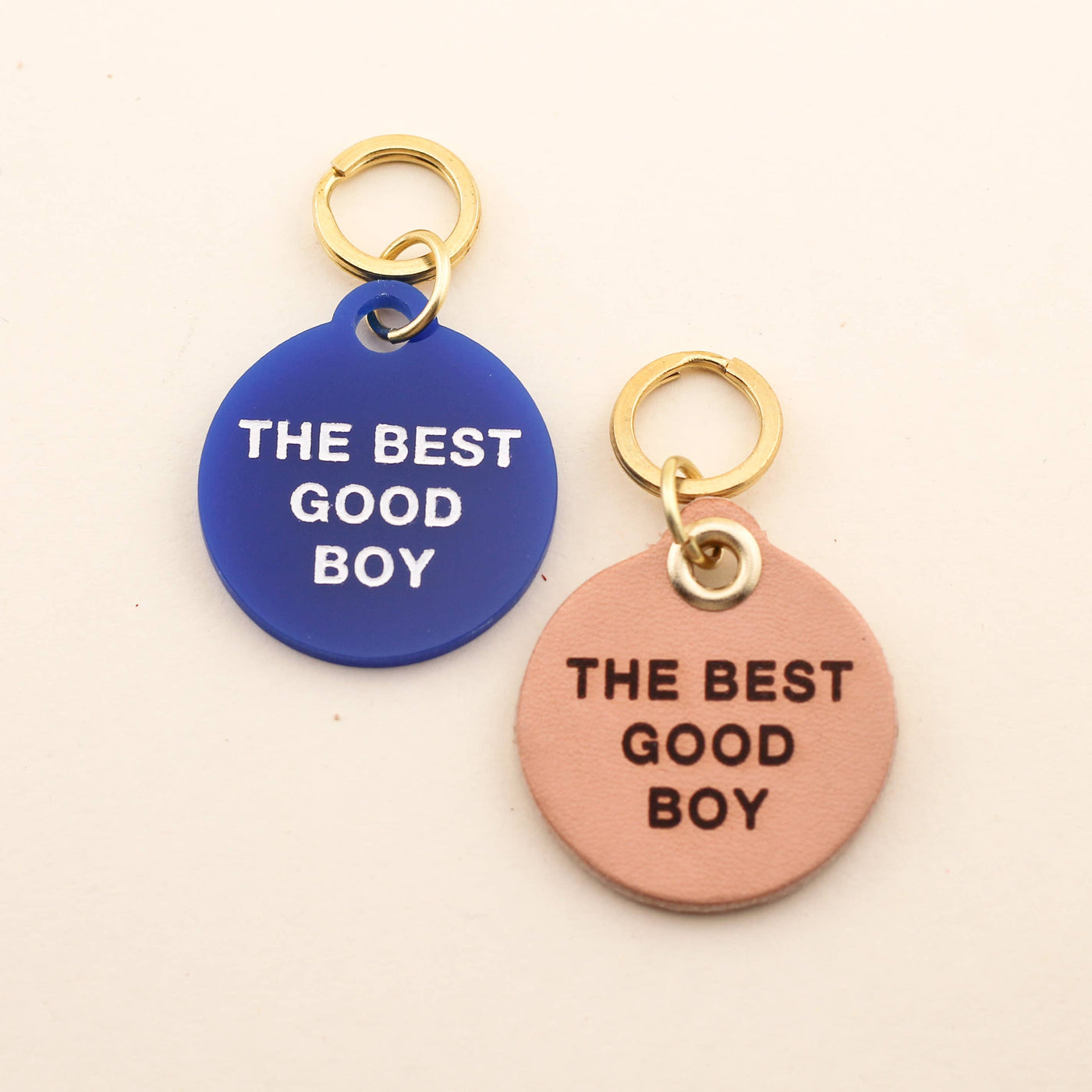 Freshwater Curated Goods - The Best Good Boy Pet Tag: Royal Acrylic