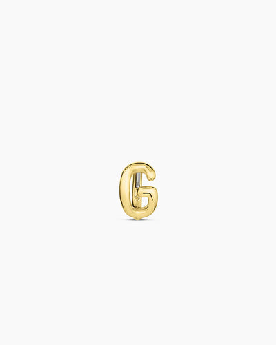 Gorjana : Alphabet Huggies (SINGLE)